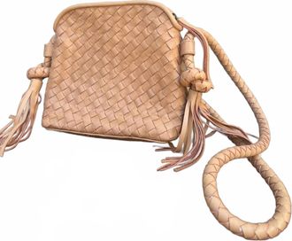 Sole Womens Dani Leather Crossbody Bag In Cream