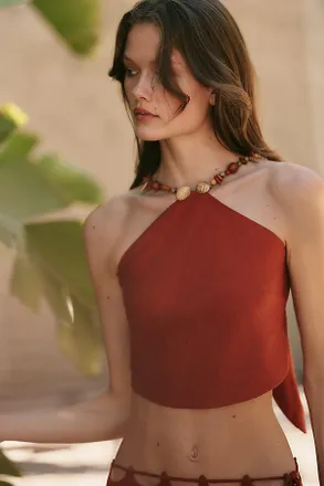 Azulu Giana Halter-Neck Top
