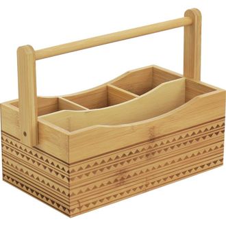 Gibson Home Sadler 11 Inch Portable Utensil Caddy in Brown at Nordstrom