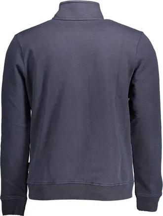 Napapijri Logo-Embroidered Cotton Sweatshirt - Navy