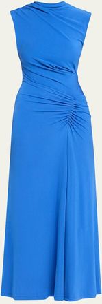SIMKHAI Acacia Sleeveless Ruched Dress