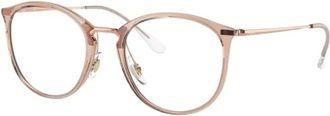 Ray-Ban Rx 7140 Optisch Montuur - Dames - Brillen - Bruin - 49 MM - Accessoires