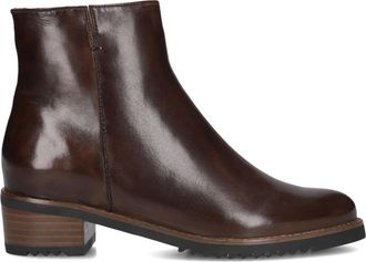 Everybody By B.Z Moda Bruine Leren Enkellaarzen 11654 - Dames - Enkellaarsjes - Bruin - 44 EU - Leer - Schoenen