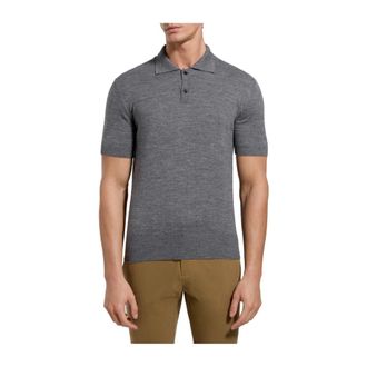Dirk Bikkembergs Polo Shirts, male, Gray, Size: 2XL Polo