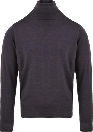 FILIPPO DE LAURENTIIS Turtleneck Trui - Heren - Coltruien - Zwart - XL - Wol - Truien & Vesten