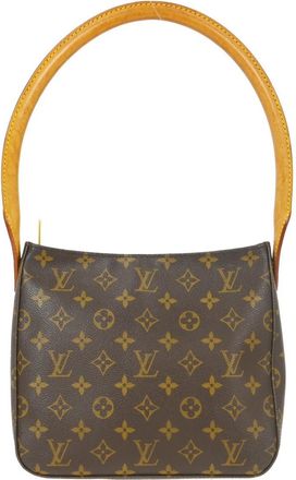 Louis Vuitton Looping Monogram Canvas Brown Canvas Handbag (Pre-Owned)