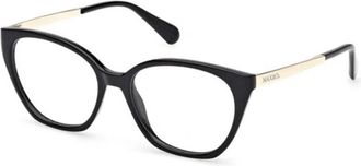 Max & Co. Optical Frame - Dames - Brillen - Zwart - 53 MM - Leer - Accessoires