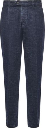 Eleventy Slim-fit Broeken - Heren - Slim Fit Broeken - Blauw - W34 - Broeken