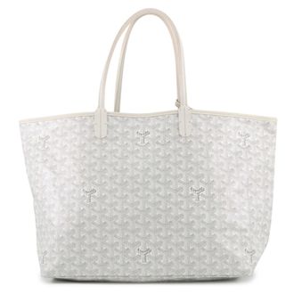Goyard White Pvc Leather Handbag Pouch Tote Bag (Pre-Owned)