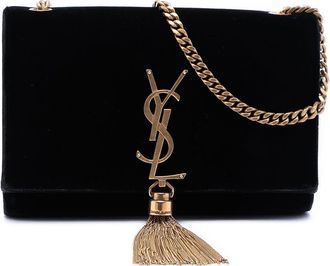 Saint Laurent Pre-owned Saint Laurent Small Suede Monogram Kate Tassel Crossbody Ladies 2R6FH4HYZP4MPHCF