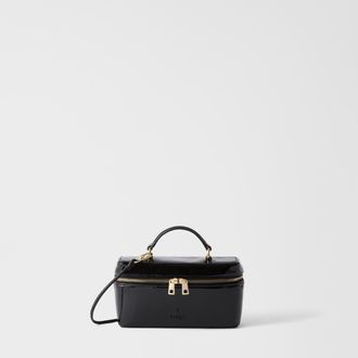 Furla Camelia Borsa Mini Nero Nero Pelle Verniciata Donna