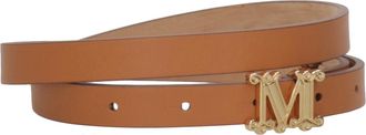 Max Mara G&uuml;rtel Leder Braun