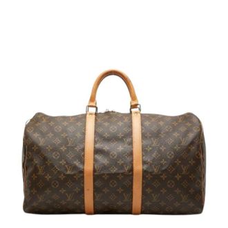 Louis Vuitton Pre-owned Weekend Bags, female, Brown, Size: ONE SIZE Pre-owned Monogram Boston Bag