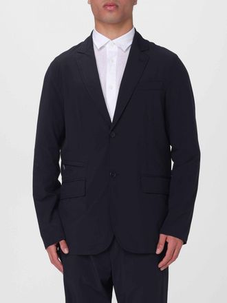 A|X Armani Exchange Blazer a monopetto in tessuto tecnico