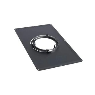 TEN Ten - Placa De Limpieza De Acero Inoxidable Negro 30x50, D.155