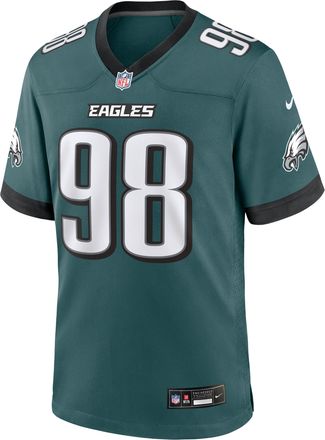 Nike Jalen Carter Philadelphia Eagles Nike Mens NFL Game Jersey in Green | 67NM0G5W86F-013