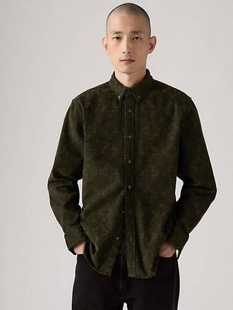 Levi's Authentic Button Down Corduroy Shirt - Mens - XL - Green