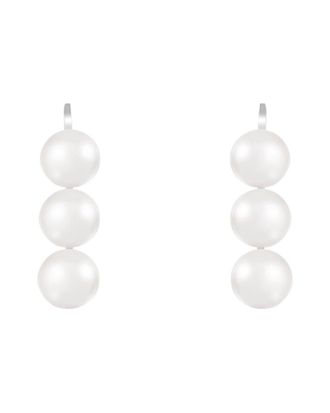 Splendid Pearls Silver 4.5-5.5Mm Pearl Earrings