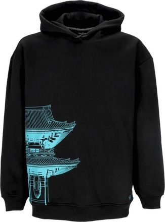 Dolly Noire Tokyo Over Hoodie Zwart Heren - Heren - Hoodies - Zwart - L - Katoen - Hoodies & sweatvesten