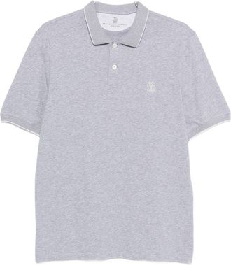Brunello Cucinelli Brunello Cucinelli Logo Cotton Polo Shirt