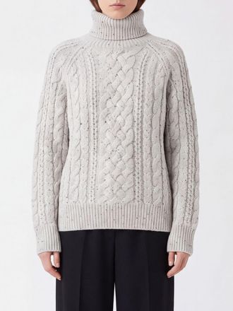 Toteme Turtleneck Jumper in Pure Wool with Long Sleeves and Ribbed Trims