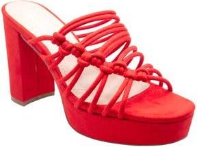 Charles by Charles David Meadow Platform Sandal in Hot Red-Ms at Nordstrom Rack, Size 6.5