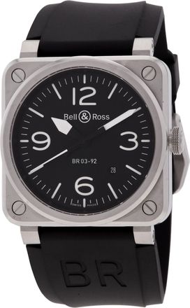 Bell & Ross Pre-owned Bell and Ross Automatic Black Dial RBR03-92-S-00140