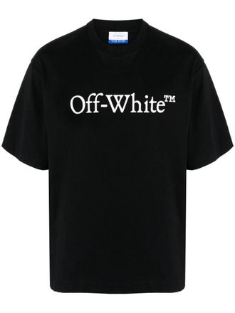 Off-white Big Bookish Skate cotton T-shirt - men - Cotton - S - Black