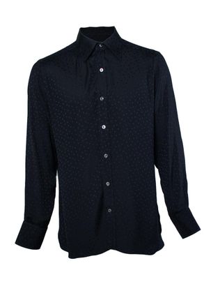 Tom Ford polkadot shirt in black