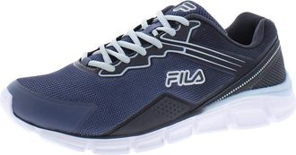 Fila Fila Womens Memory Vernato 6 Fitness Running Shoes Gray, Navy/White, 9