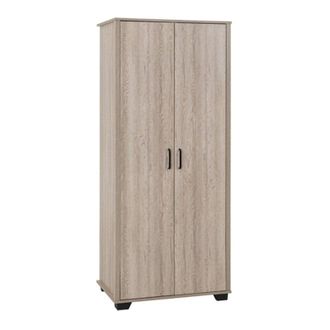 Seconique Seconique - Oliver 2 Door Wardrobe - L52 x W80 x H190 cm - Light Oak Effect