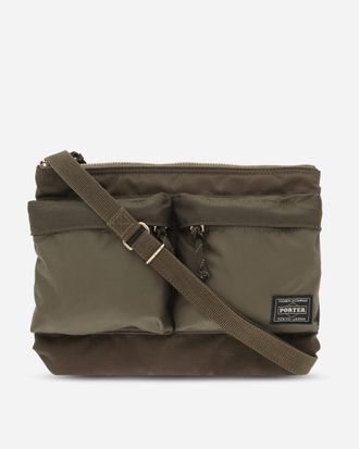 Porter Force Shoulder Bag Olive Drab