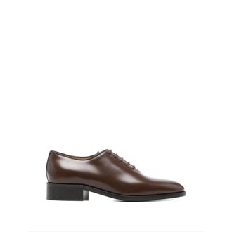 Valentino Garavani Derby Schoenen - Heren - Nette schoenen - Bruin - 43 EU - Schoenen