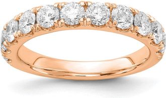 Diamond2Deal 14k Gold Lab Grown Diamond Wedding Band Ring 1.5Ct Clarity- VS Color- G-H