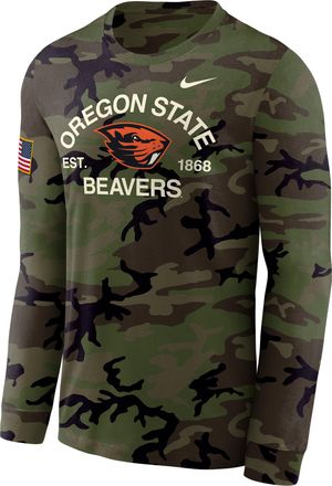 Nike Oregon State Beavers Legend Nike Mens Dri-FIT Long-Sleeve T-Shirt in Green | IH2755-222