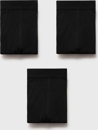 Mango Pack 3 boxer combinati nero - Uomo - XL - MANGO MAN