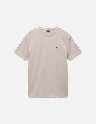 Napapijri Mens Napapijri Salis Flag T-Shirt - Tan - Size: 38