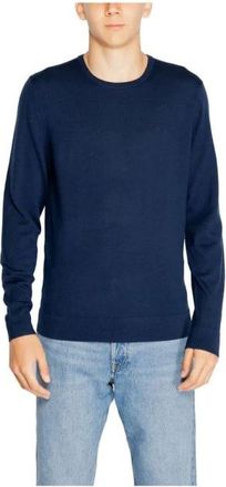 Calvin Klein Heren, Truien, Blauw, Maat: XS Wol