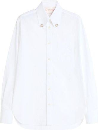 Valentino Garavani White Cotton poplin shirt