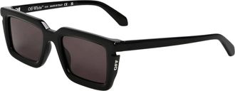 Off-white Off White Unisex Tucson Square-zonnebril voor volwassenen (Zwart/Donkergrijs)