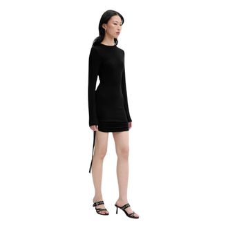 La Mania Faith Mini Jurk - Dames - Feestkleedjes - Zwart - S - Kleedjes