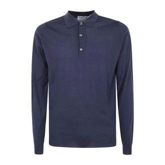 John Smedley Heren, Truien, Blauw, Maat: 2XL Wol