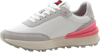 Tommy Hilfiger Tech Runner Sneakers - Dames - Sneakers - Wit - 39 EU - Polyester - Schoenen