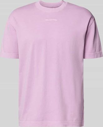 Marc O'Polo Relaxed Fit T-Shirt aus reiner Baumwolle in Flieder, Gr&ouml;&szlig;e XXXL