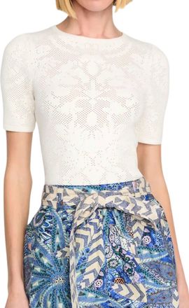 Marie Oliver Crissy T-Shirt In White