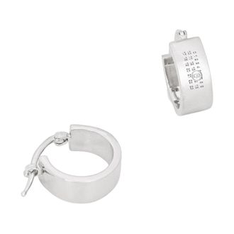 Maison Margiela Earrings - Dames - Oorbellen - Grijs - ONE Size - Accessoires