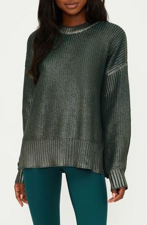 Beach Riot Callie Oversize Sweater in Pine Shine at Nordstrom Rack, Size Small