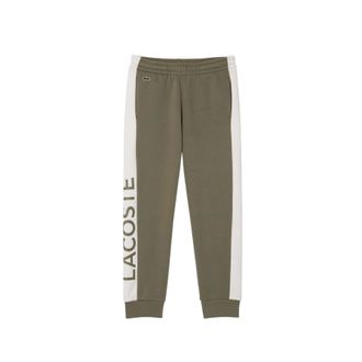Lacoste Dames/Dames Fleece Sweatbroek met Kleurblok (Groen)