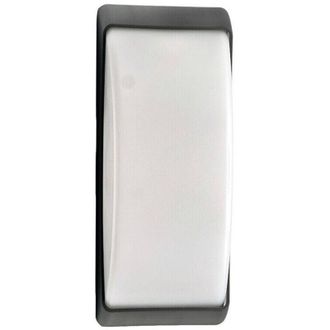 Trade Shop Trade Shop - Luz De Pared Para L&aacute;mparas De Pared Al Aire Libre Balcones Terraza Conexi&oacute;n E27 Ip54 567wb-h320 - Gris Oscuro