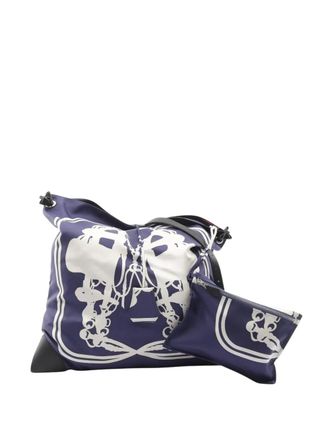 Herm&egrave;s 2019 Brides De Gala Silky City MM shoulder bag - Blauw